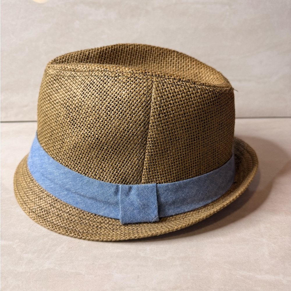 H&M Brown Fedora with Blue Band